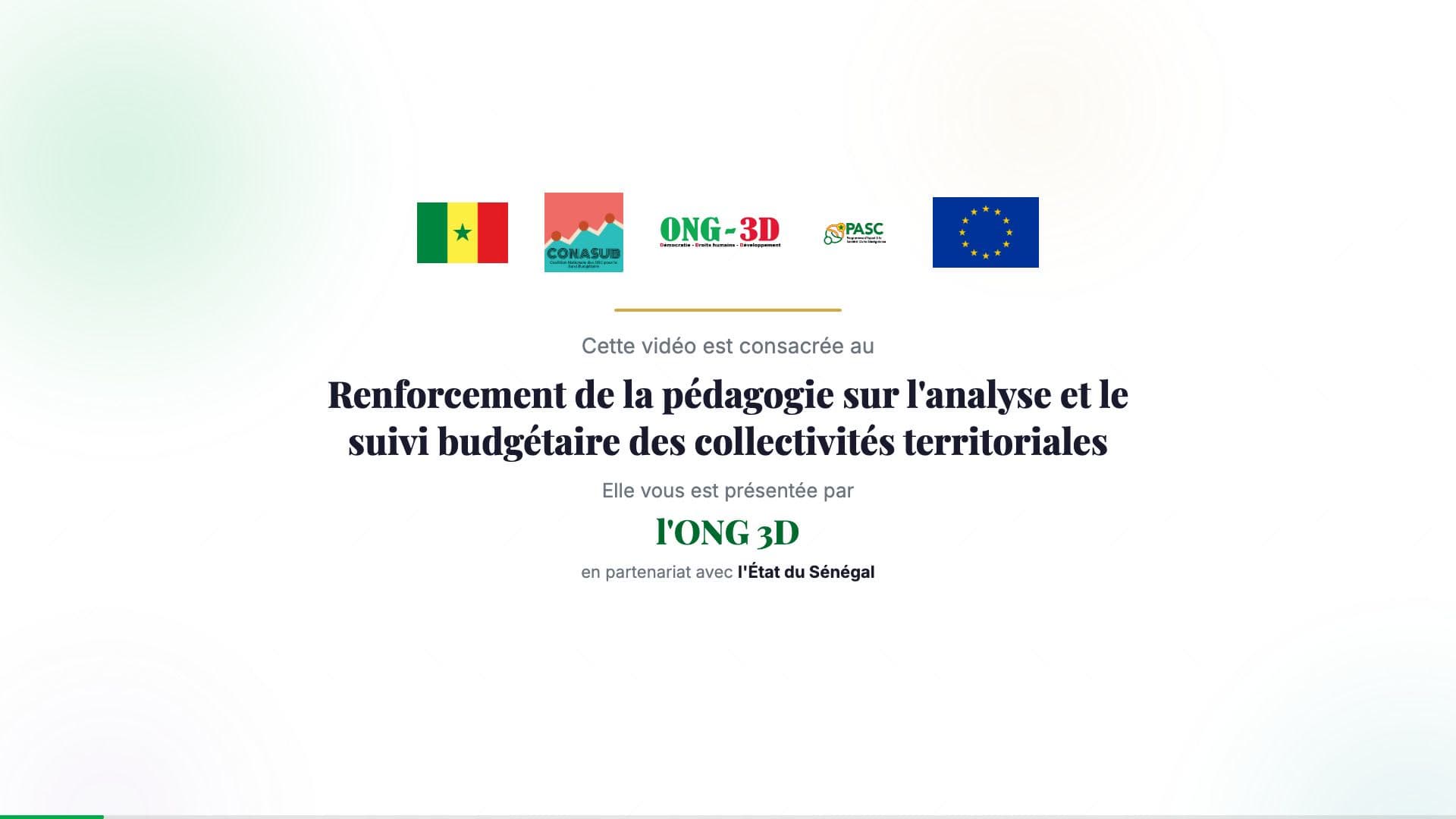 ONG3D — Motion Design Budgétaire